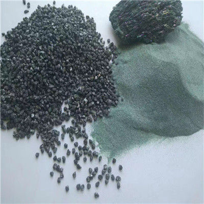 9.4 Mohs Green Silicon Carbide 600 Grit 220 Grit Blocky / Sharp Shape