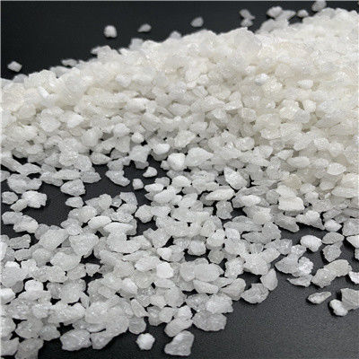 Barmac Crushed White Fused Alumina WFA 99% For Blasting Media / Tilting Furnace
