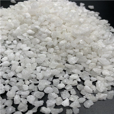 Barmac Crushed White Fused Alumina WFA 99% For Blasting Media / Tilting Furnace