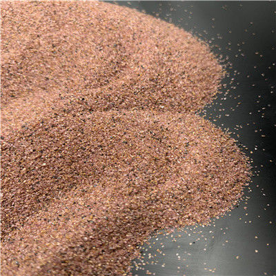 High Purity Garnet Sandblasting Sand / 80 Grit 100 Grit Garnet Sand